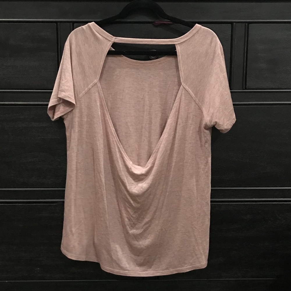 Heather pink T-shirt